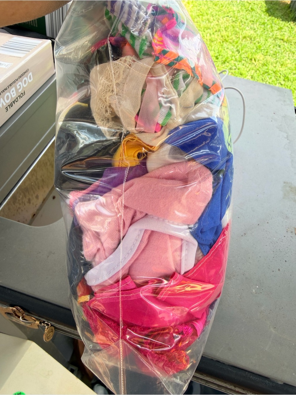 Assorted Barbie Doll Clothes - freezer size bag full - Picture 4 of 4